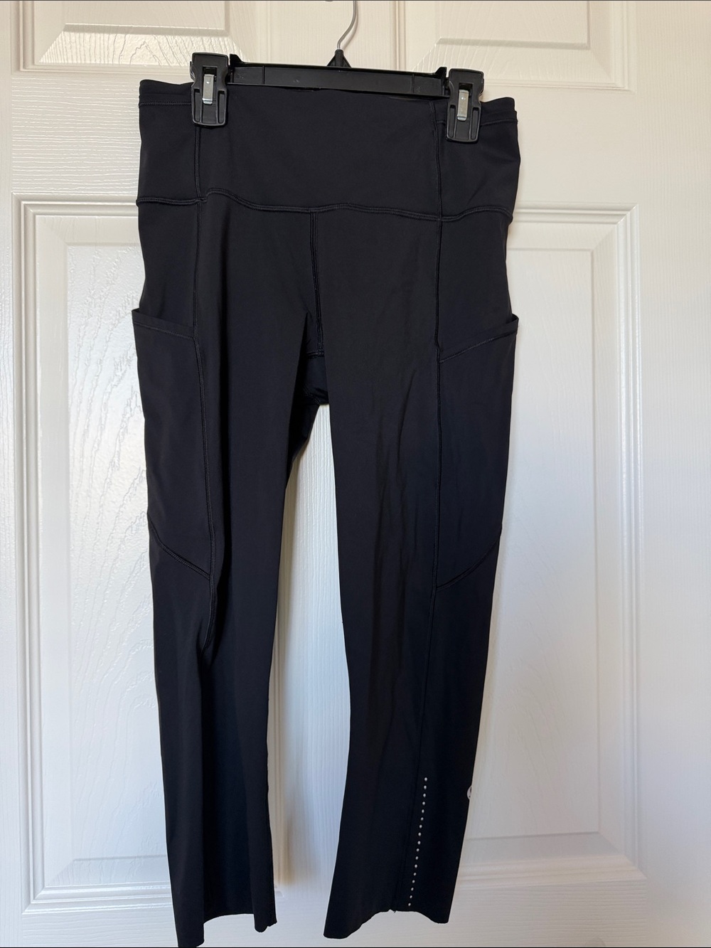 lululemon athletica Black High-Waist Leggings with Side Pockets